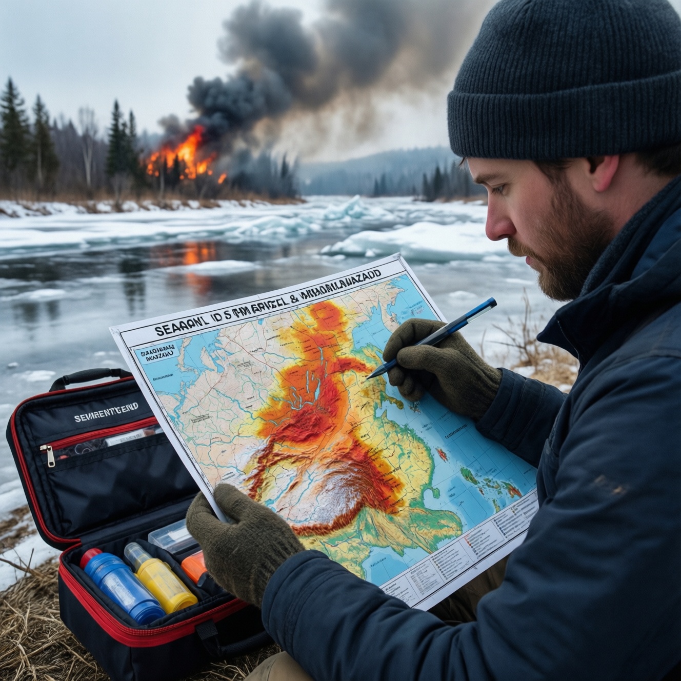 Безопасность и происшествия: сезонные риски (лед, пожары, паводки), профилактика и статистика